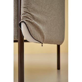 Modulsofa Adapt 120 lav rygg sidepanel høyre sh65 h108