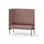 Modulsofa Adapt 120 høy rygg sidepanel høyre sh45 h128