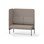 Modulsofa Adapt 120 høy rygg sidepanel høyre sh45 h128