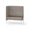 Modulsofa Adapt 120 høy rygg sidepanel høyre sh45 h128