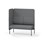 Modulsofa Adapt 120 høy rygg sidepanel høyre sh45 h128