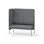 Modulsofa Adapt 120 høy rygg sidepanel høyre sh45 h128