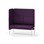 Modulsofa Adapt 120 høy rygg sidepanel høyre sh45 h128
