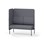 Modulsofa Adapt 120 høy rygg sidepanel høyre sh45 h128