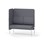 Modulsofa Adapt 120 høy rygg sidepanel høyre sh45 h128