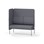 Modulsofa Adapt 120 høy rygg sidepanel høyre sh45 h128