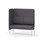Modulsofa Adapt 120 høy rygg sidepanel høyre sh45 h128