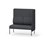 Modulsofa Adapt 120 høy rygg sidepanel venstre sh45 h128