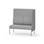 Modulsofa Adapt 120 høy rygg sidepanel venstre sh45 h128