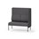 Modulsofa Adapt 120 høy rygg sidepanel venstre sh45 h128