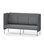 Modulsofa Adapt 180 medium rygg sidepaneler sh45 h108