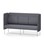 Modulsofa Adapt 180 medium rygg sidepaneler sh45 h108