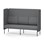 Modulsofa Adapt 180 høy rygg sidepaneler sh45 h128