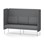 Modulsofa Adapt 180 høy rygg sidepaneler sh45 h128