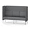 Modulsofa Adapt 180 høy rygg sidepaneler sh45 h128