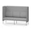 Modulsofa Adapt 180 høy rygg sidepaneler sh45 h128