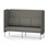 Modulsofa Adapt 180 høy rygg sidepaneler sh45 h128