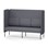 Modulsofa Adapt 180 høy rygg sidepaneler sh45 h128