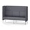 Modulsofa Adapt 180 høy rygg sidepaneler sh45 h128