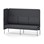 Modulsofa Adapt 180 høy rygg sidepanel høyre sh45 h128
