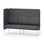 Modulsofa Adapt 180 høy rygg sidepanel høyre sh45 h128