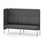 Modulsofa Adapt 180 høy rygg sidepanel høyre sh45 h128