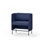 Modulsofa Adapt 90 lav rygg sidepaneler sh65 h108