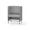 Modulsofa Adapt 90 medium rygg sidepaneler sh65 h128