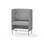 Modulsofa Adapt 90 medium rygg sidepaneler sh65 h128