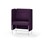 Modulsofa Adapt 90 medium rygg sidepaneler sh65 h128