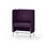 Modulsofa Adapt 90 medium rygg sidepaneler sh65 h128