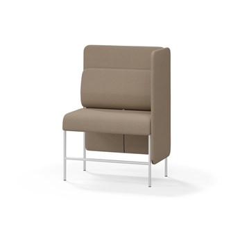 Modulsofa Adapt 90 medium rygg sidepanel venstre sh65 h128
