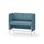 Modulsofa Adapt 120 lav rygg sidepaneler sh65 h108