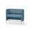 Modulsofa Adapt 120 lav rygg sidepaneler sh65 h108