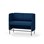 Modulsofa Adapt 120 lav rygg sidepaneler sh65 h108