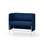 Modulsofa Adapt 120 lav rygg sidepaneler sh65 h108