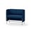 Modulsofa Adapt 120 lav rygg sidepaneler sh65 h108