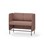 Modulsofa Adapt 120 lav rygg sidepaneler sh65 h108