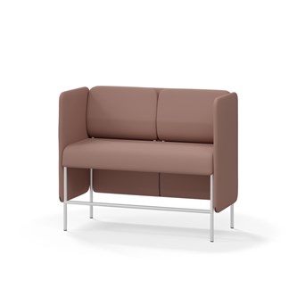 Modulsofa Adapt 120 lav rygg sidepaneler sh65 h108