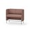 Modulsofa Adapt 120 lav rygg sidepaneler sh65 h108