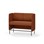 Modulsofa Adapt 120 lav rygg sidepaneler sh65 h108