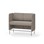 Modulsofa Adapt 120 lav rygg sidepaneler sh65 h108