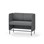 Modulsofa Adapt 120 lav rygg sidepaneler sh65 h108