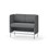 Modulsofa Adapt 120 lav rygg sidepaneler sh65 h108