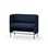 Modulsofa Adapt 120 lav rygg sidepaneler sh65 h108