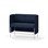 Modulsofa Adapt 120 lav rygg sidepaneler sh65 h108