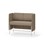Modulsofa Adapt 120 lav rygg sidepaneler sh65 h108