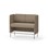 Modulsofa Adapt 120 lav rygg sidepaneler sh65 h108