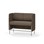 Modulsofa Adapt 120 lav rygg sidepaneler sh65 h108