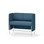 Modulsofa Adapt 120 lav rygg sidepaneler sh65 h108